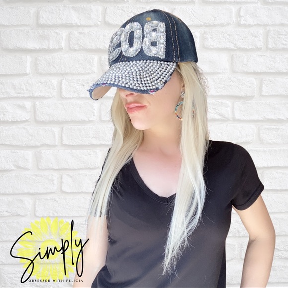 Boss Rhinestone Baseball Cap - Picture 3 of 4